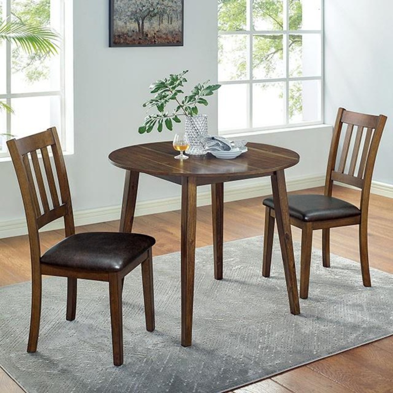 Furniture of America Blackwood CM3771RT-3PK 3 Pc. Round Table Set