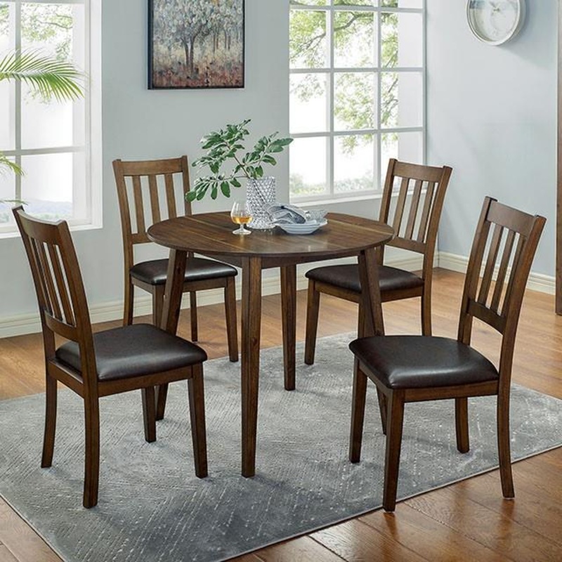 Furniture of America Blackwood CM3771RT-5PK 5 Pc. Round Table Set