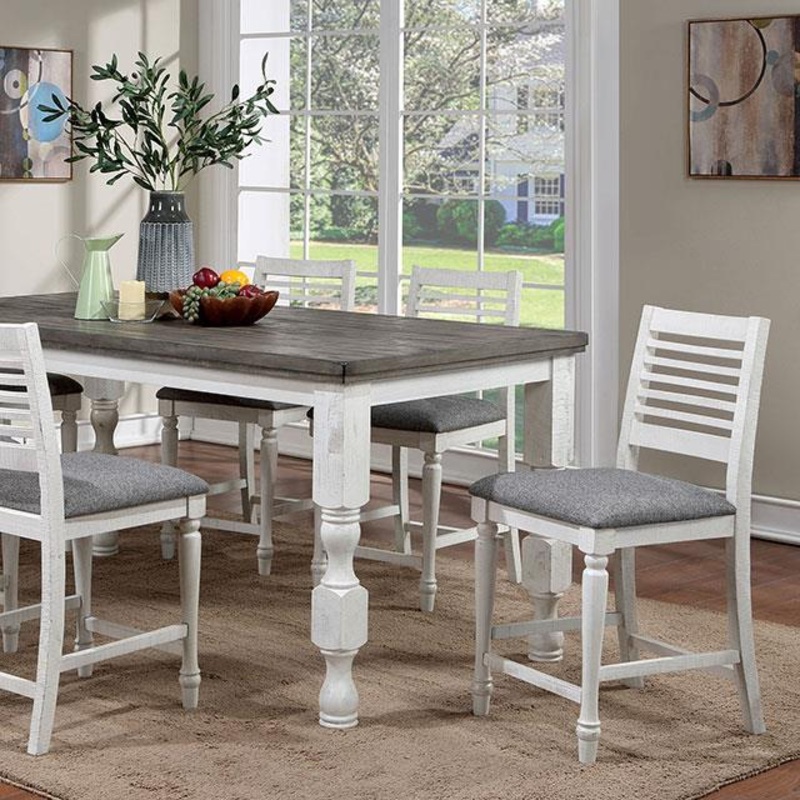 Furniture of America Calabria FOA3908PT Counter Ht. Table