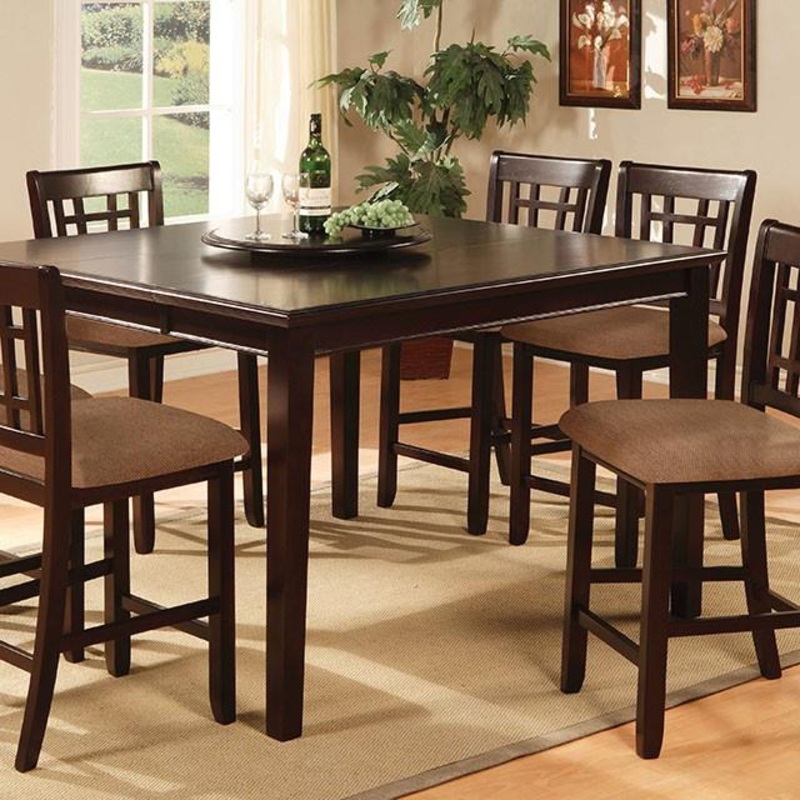 Furniture of America Central Park CM3100PT Square Counter Ht. Table