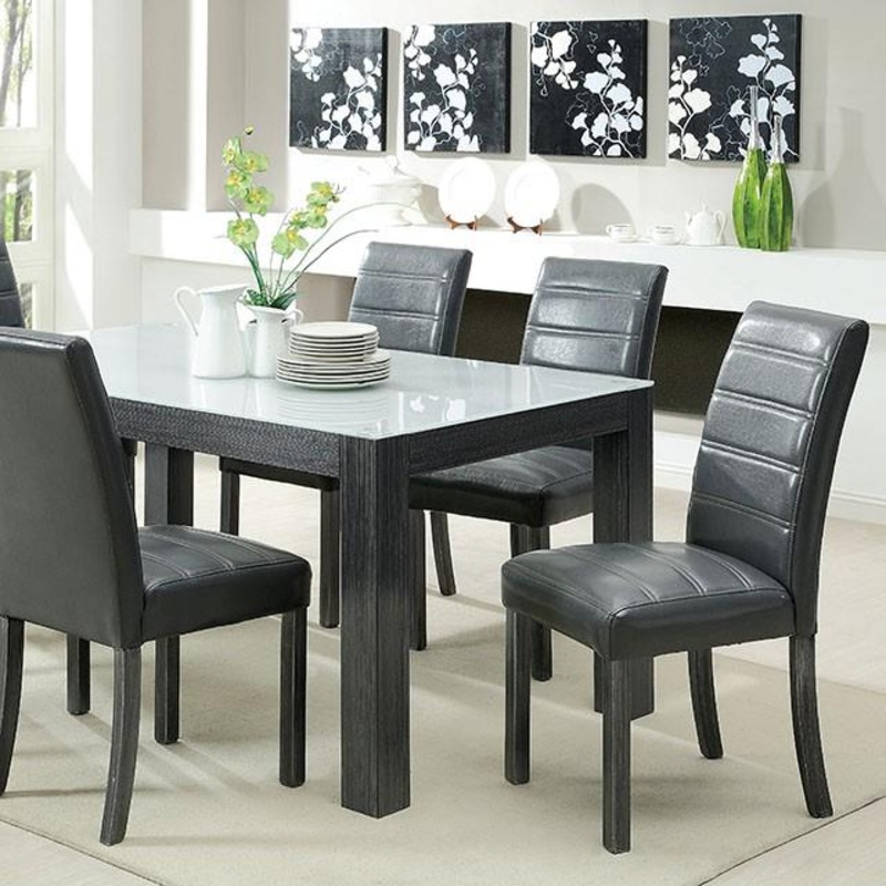 Furniture of America Elise CM3553GY-T-TABLE Dining Table