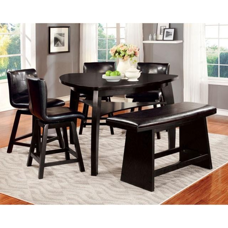 Furniture of America Hurley CM3433PT Counter Ht. Table