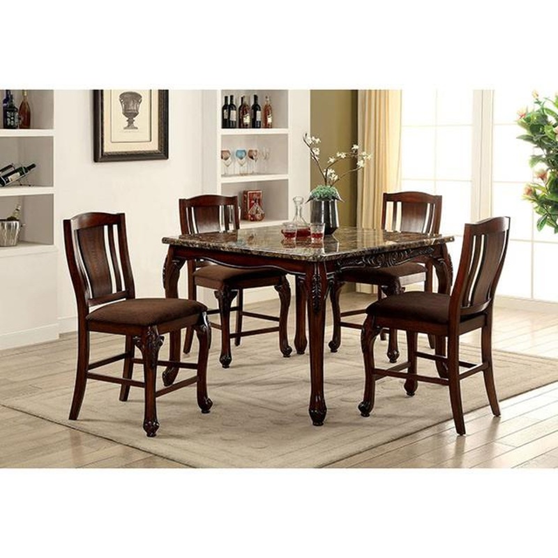 Furniture of America Johannesburg CM3873PT Counter Height Table