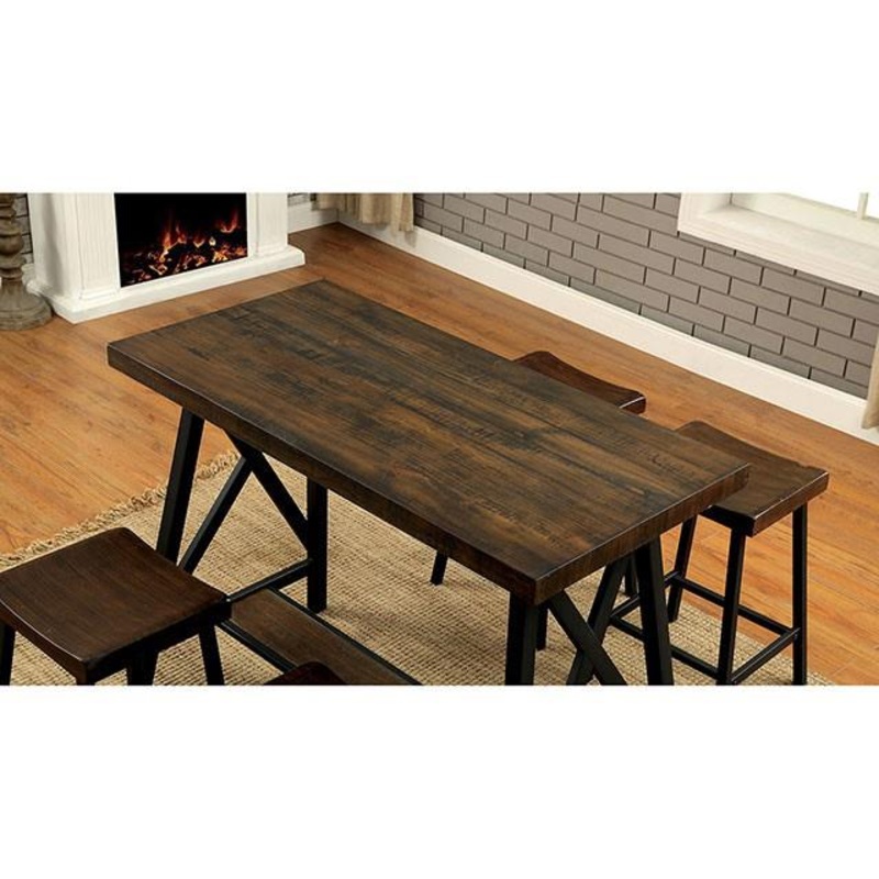 Furniture of America Lainey CM3415PT COUNTER HT. TABLE