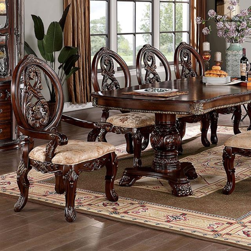 Furniture of America Normandy CM3145T-TABLE Dining Table