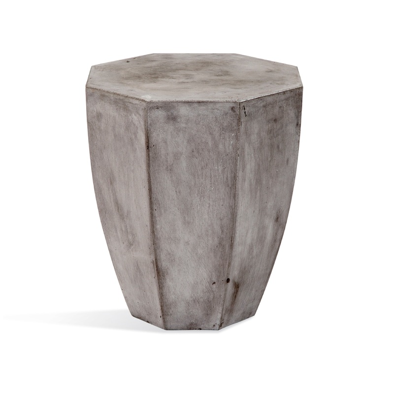 Babalou – Octagonal End Table – Gray