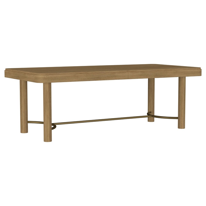 Coaster Furniture Arini 108931 104-inch Extension Leaf Dining Table – Sand Wash
