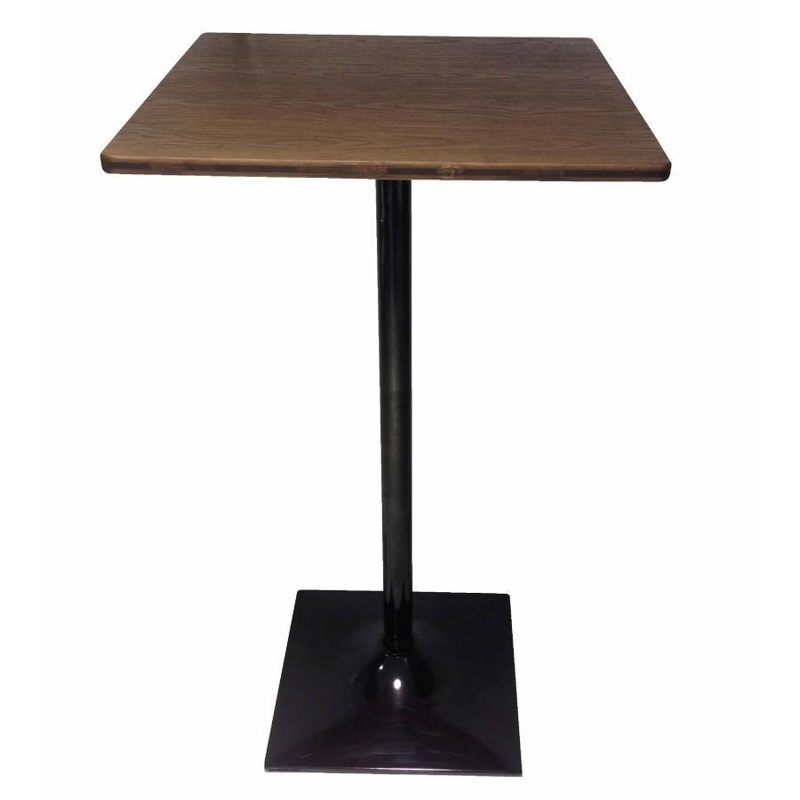 Coaster Furniture Cavalier 100730 Square 24-inch Pub Height Bistro Bar Table – Dark Elm