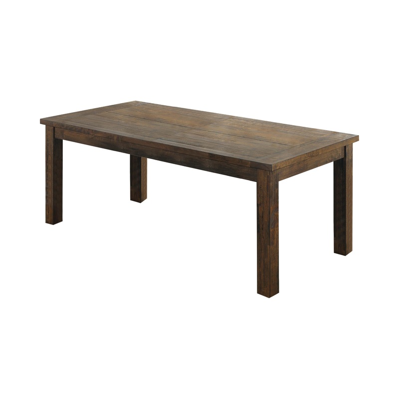 Coaster Furniture Coleman 107041 Rectangular 79-inch Dining Table – Rustic Golden Brown