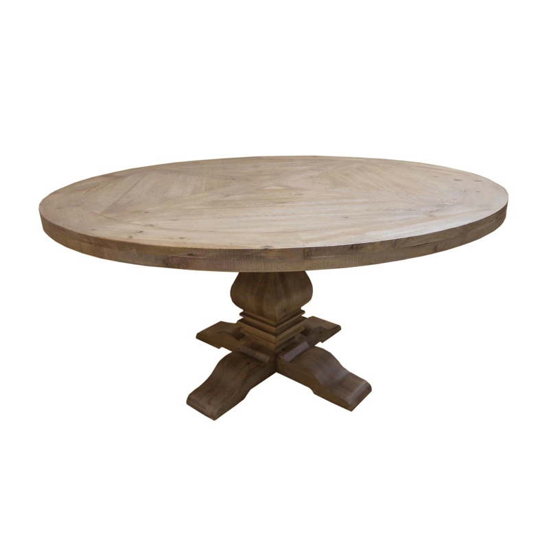 Coaster Furniture Florence 180200 Round 60-inch Wood Dining Table – Rustic Honey