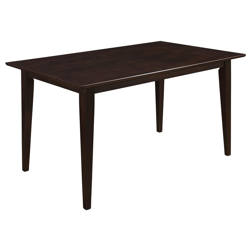 Coaster Furniture Gabriel 100771 Rectangular 59-inch Wood Dining Table – Cappuccino