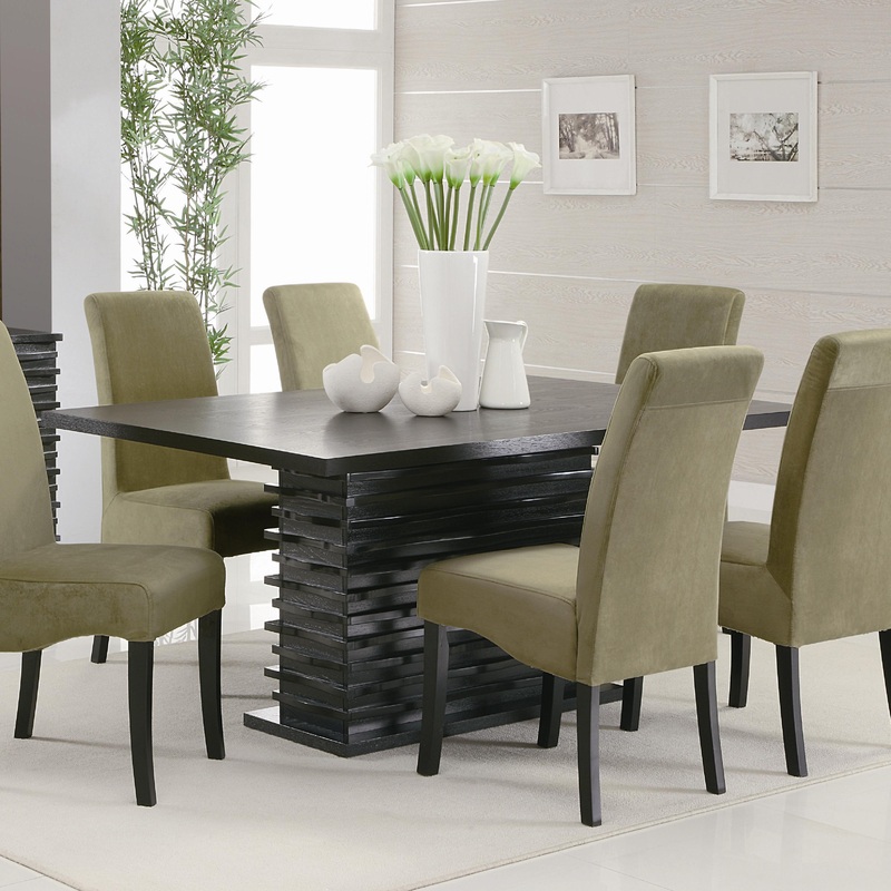 Coaster Furniture Stanton 102061 Rectangular 66-inch Dining Table – Black