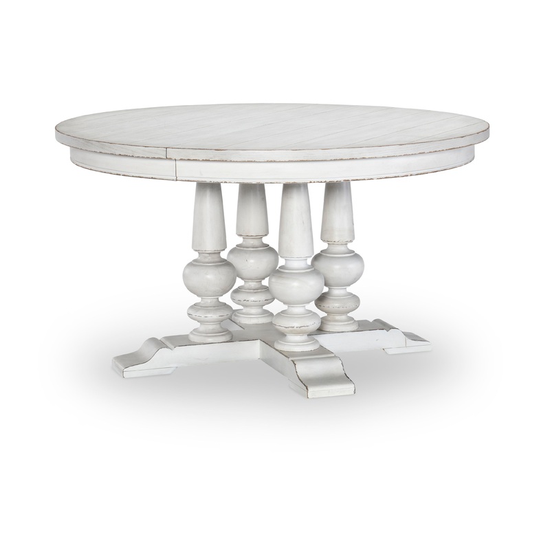 Cottage Park – Complete Round Table – White