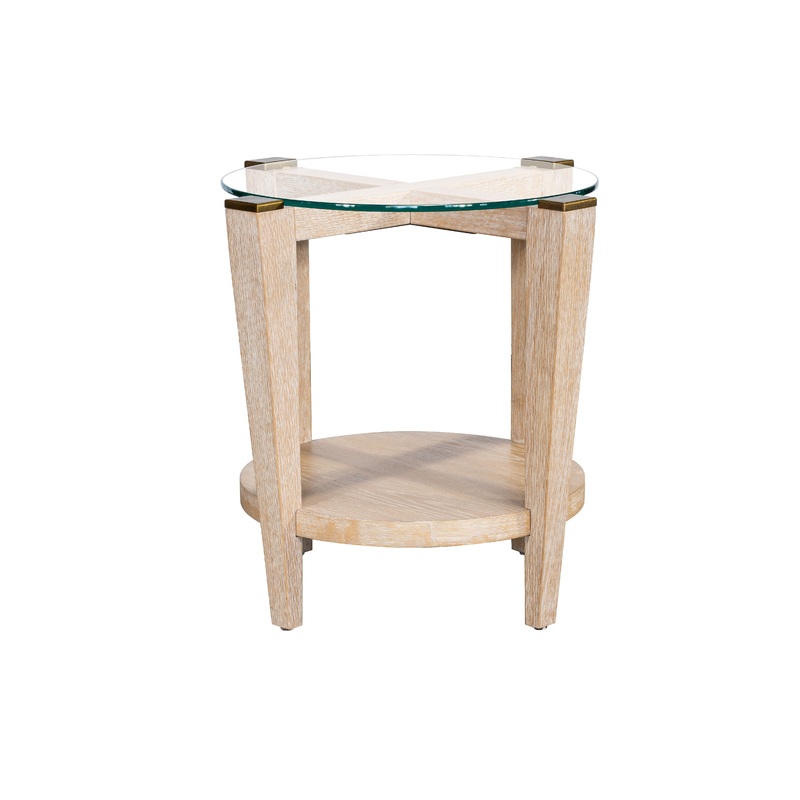 Dunes – End Table – Bleached Oak