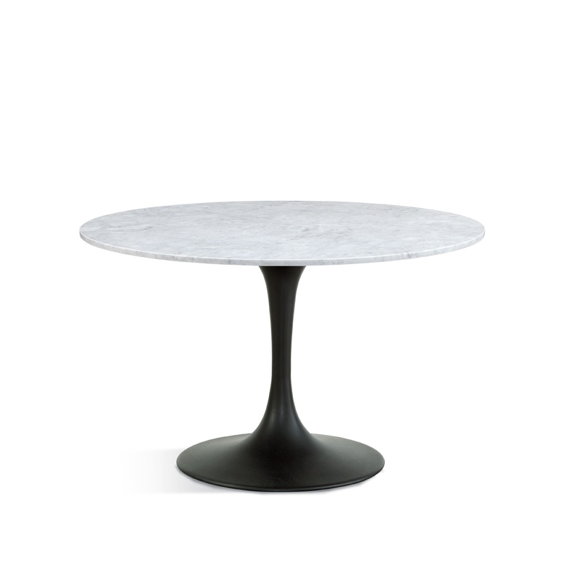 Dunham – Dining Table – White / Black
