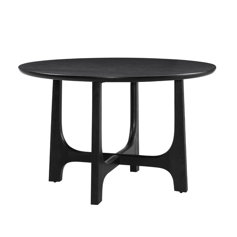 Dunnigan – Round Dining Table – Black
