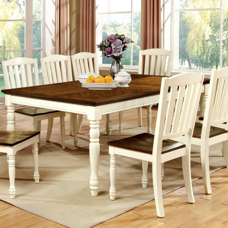 Furniture of America Harrisburg Dining Table CM3216T