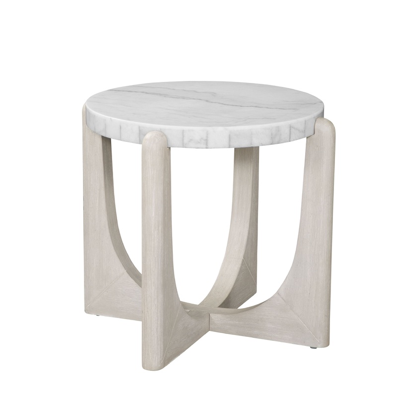 Gavin – End Table – White
