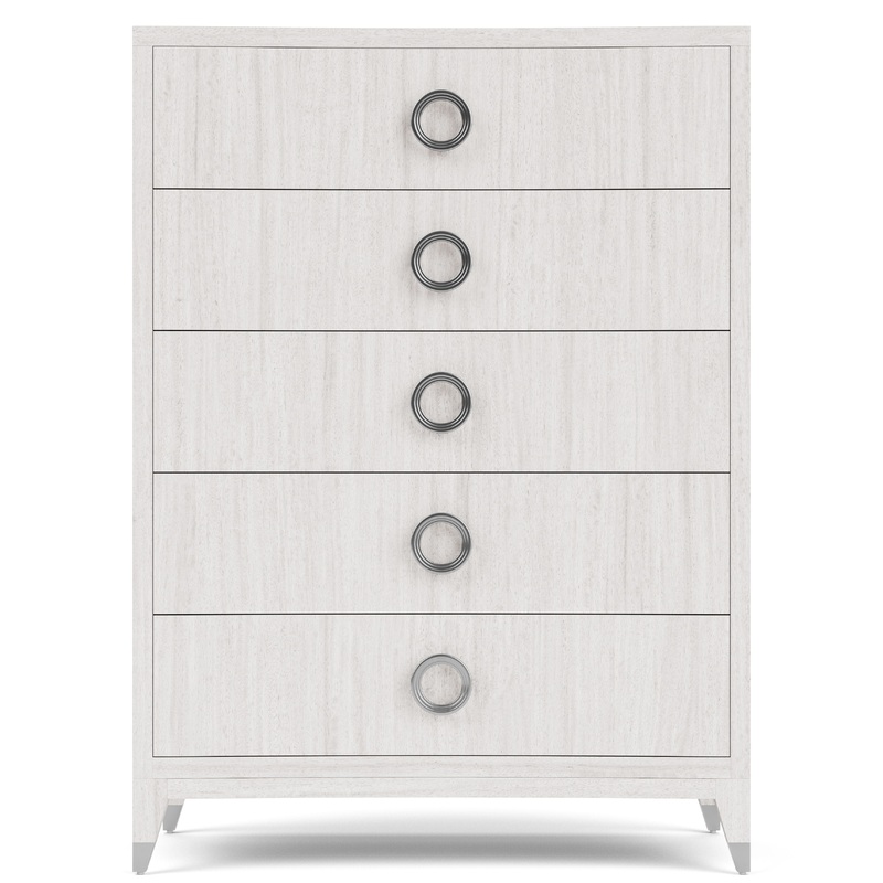 Hepburn – Five Drawer Chest – White