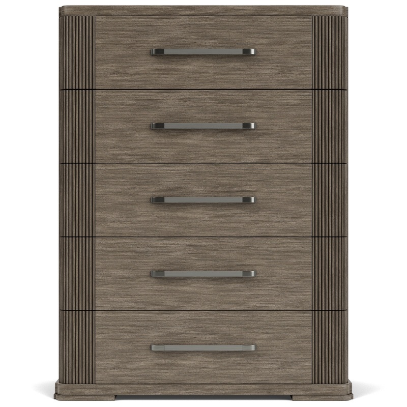 Sariel – Five Drawer Chest – Dark Brown