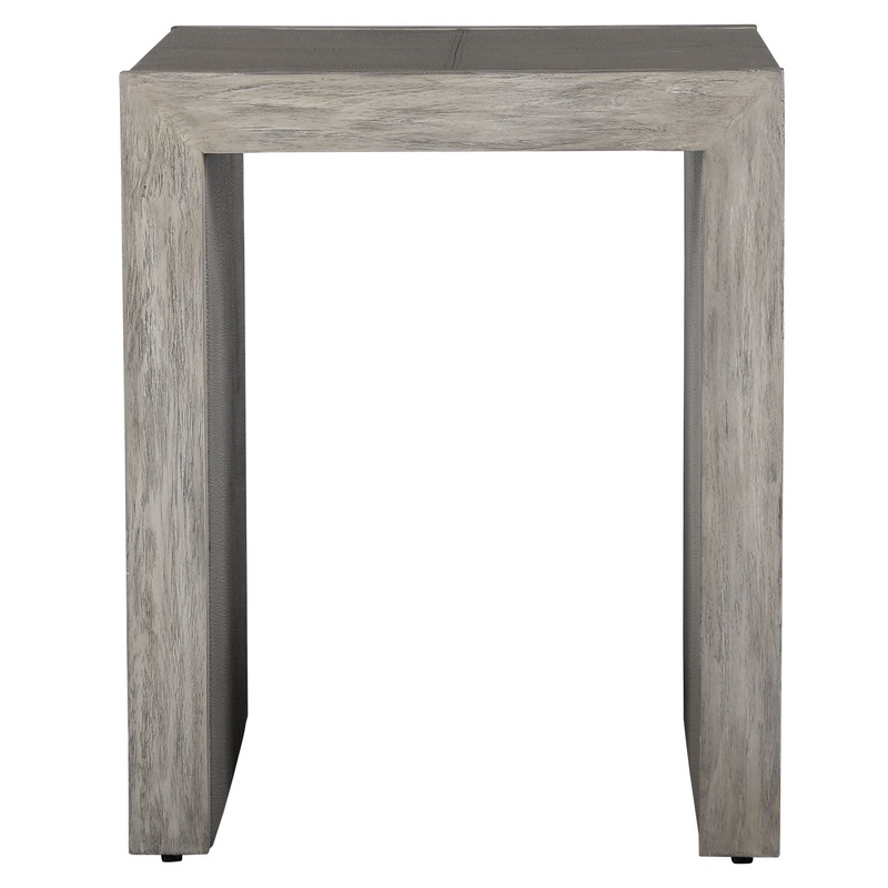 Aerina – Modern End Table – Gray