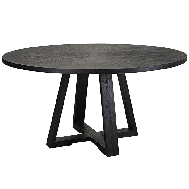 Gidran – Round Dining Table – Black