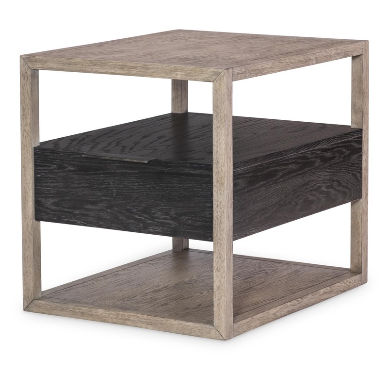 Halifax – End Table – Flax And Java