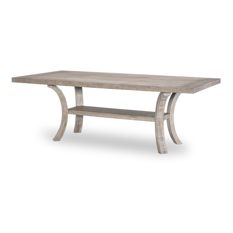 Halifax – Trestle Table – Flax And Java
