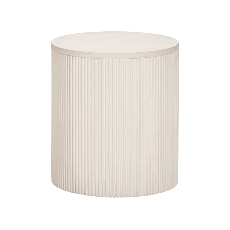 Lena – End Table – Washed White Oak