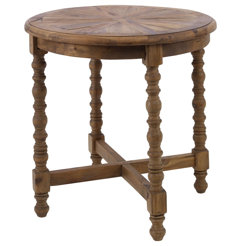 Samuelle – Wooden End Table – Light Brown