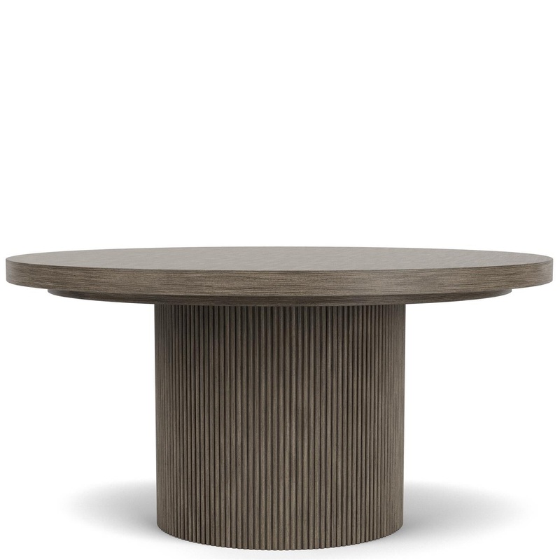 Sariel – Round Dining Table – Dark Brown