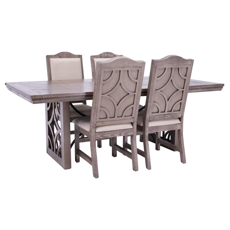 Split Nickel – Westgate Dining Table – Granite