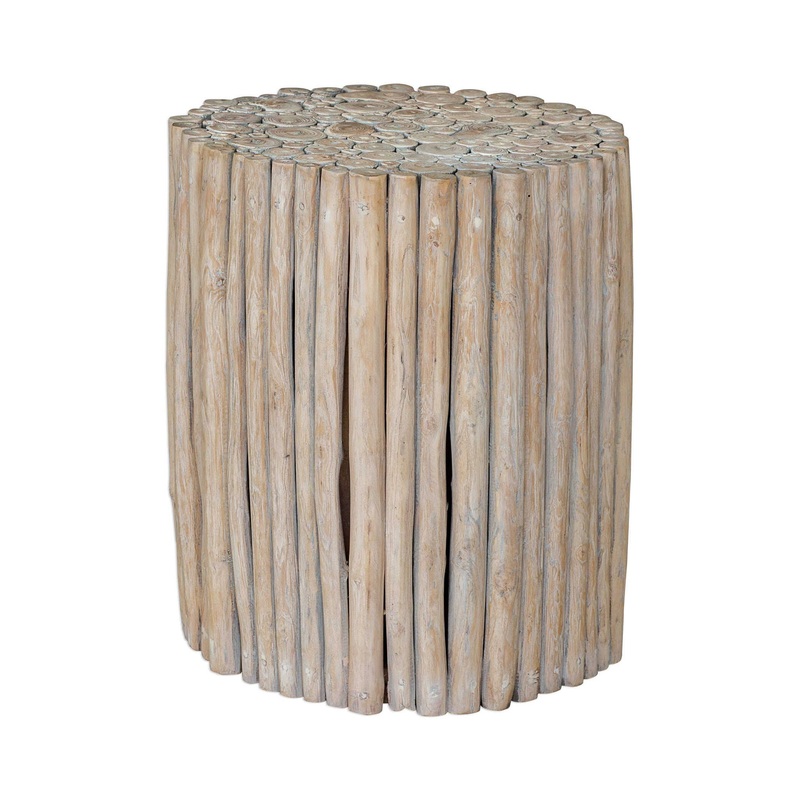 Tectona – Teak End Table – Light Brown