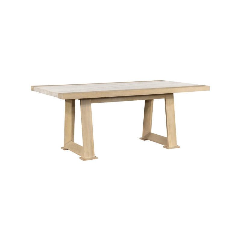 Trifecta – Dining Table – Driftwood Cerused Oak