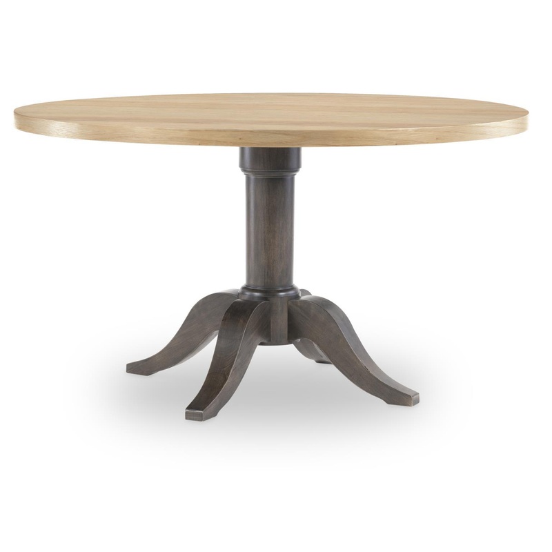 XXX’s And OOO’s – Complete Round Dining Table – Amber And Cocoa