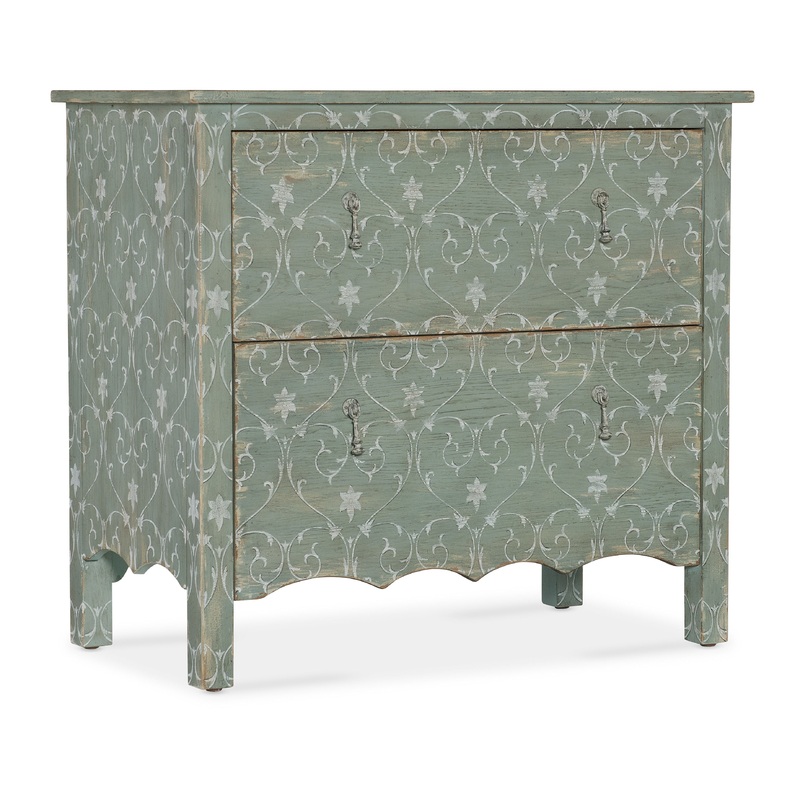 Americana – Two-Drawer Accent Chest – Green