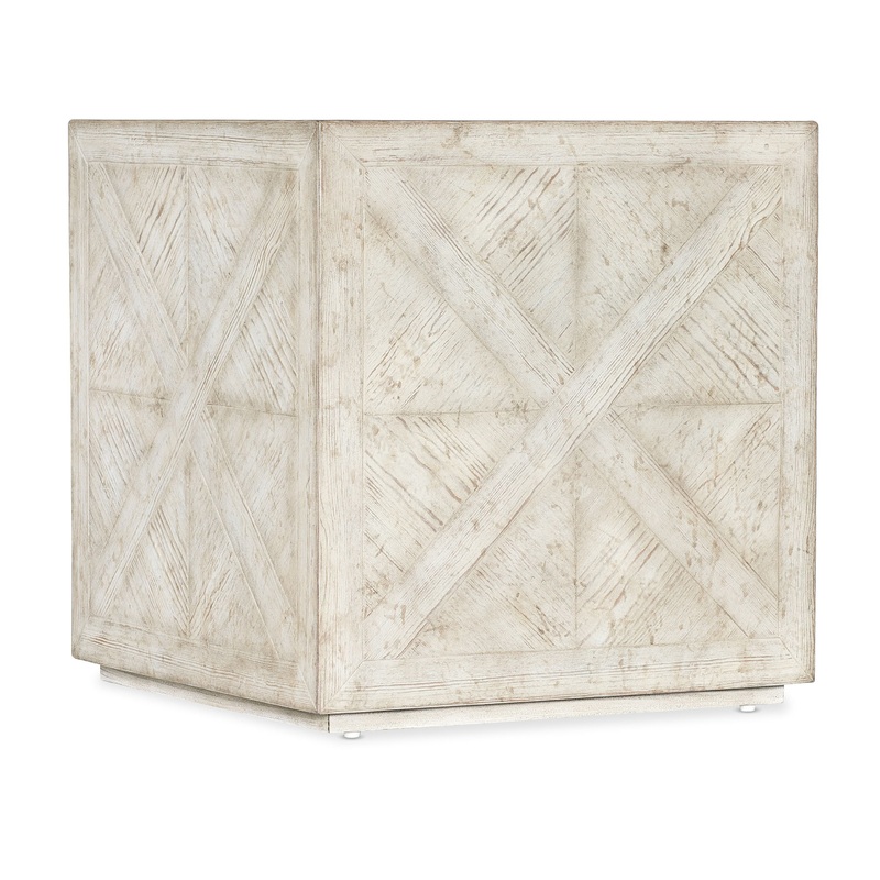 Commerce And Market – Block Buster End Table – White