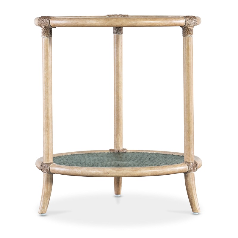 Retreat – Raffia End Table – Beige