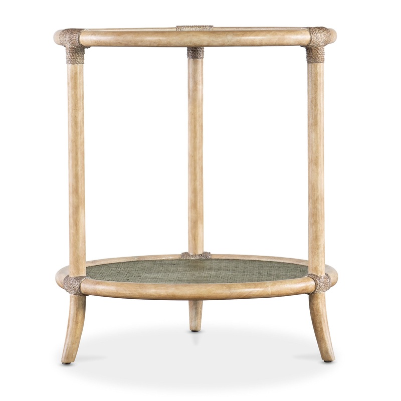 Retreat – Raffia Seagrass End Table – Beige