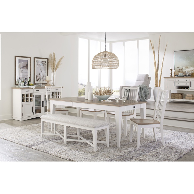 Americana Modern Dining – Rectangular Dining Table – Cotton