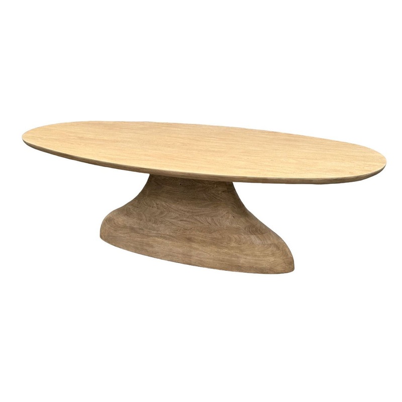Amra – 94″ Dining Table – Sandstone Greige