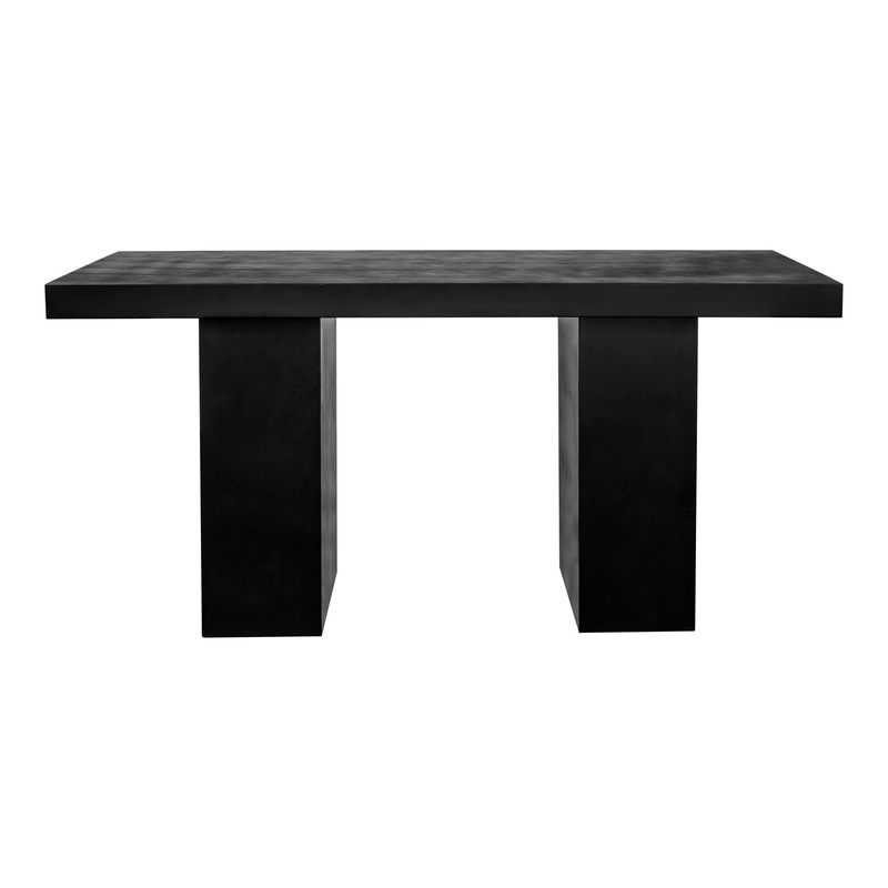 Aurelius – 2 Outdoor Concrete Dining Table – Black