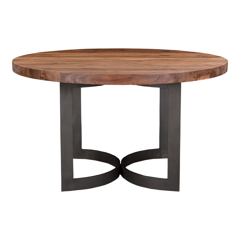 Bent – Round Dining Table – Natural Stain