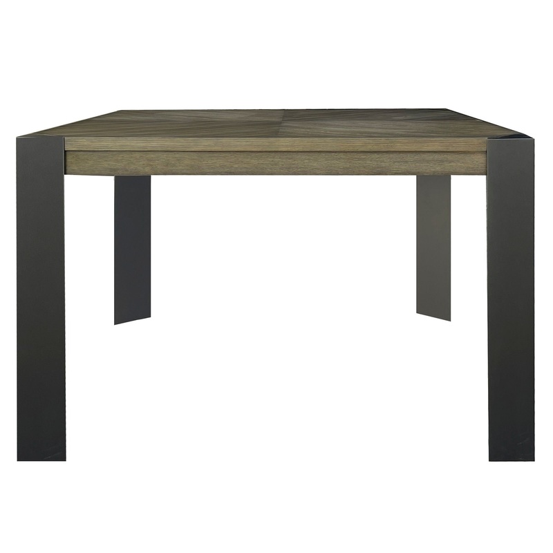 Cedar Fork – 54″ Dining Square Counter Height Table – Smoked Arabica