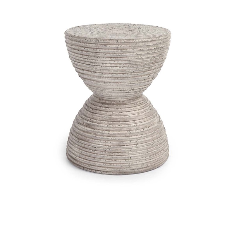 Corey – Outdoor Accent Table – Light Gray