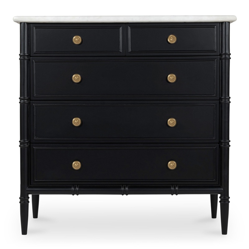 Eleanor – 5 Drawer Chest – Black
