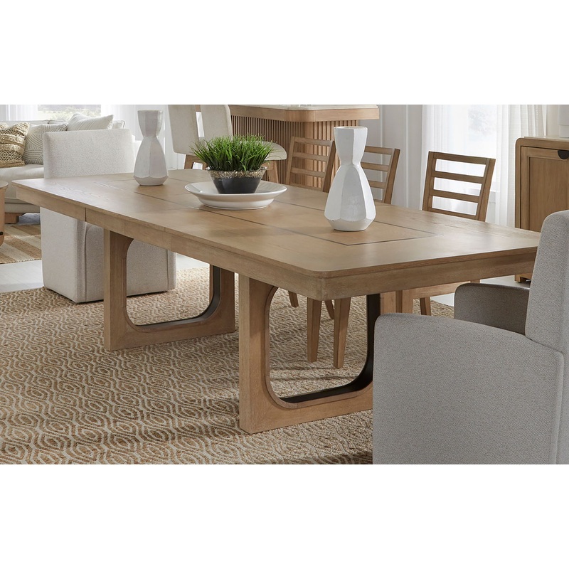 Escape – 84″ Extendable Dining Table – Light Brown
