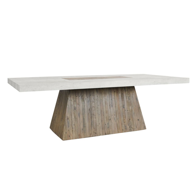 Grange – Dining Table – Natural/Antique White
