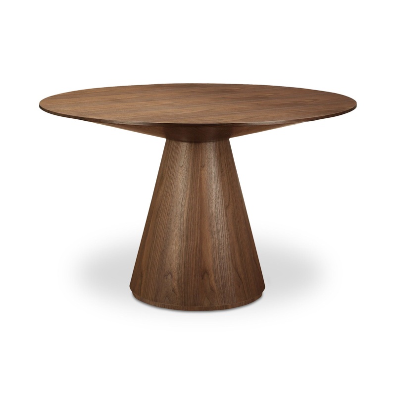 Otago – Round Dining Table – Natural Walnut