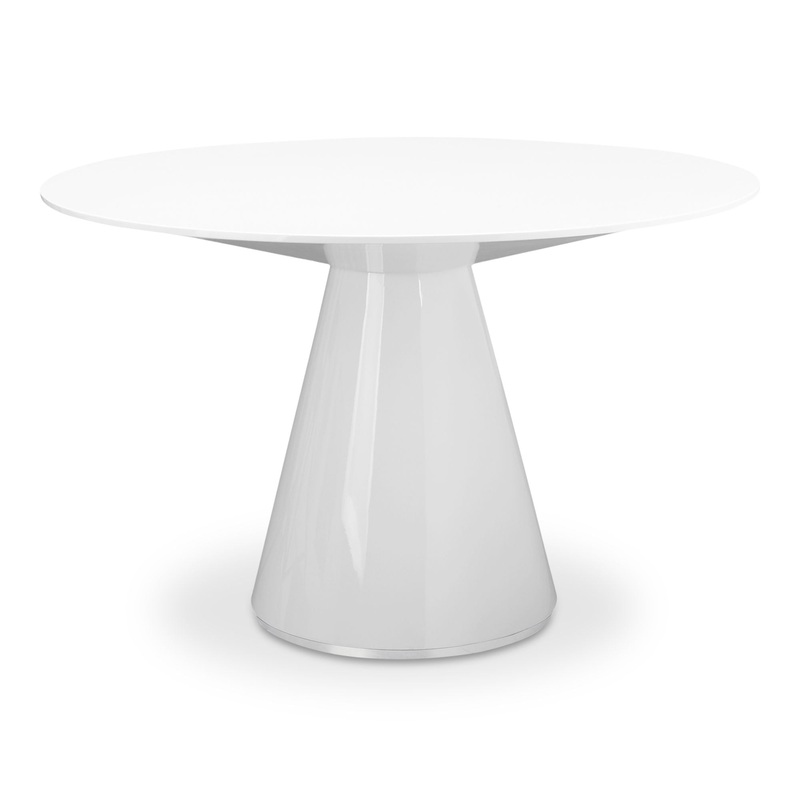 Otago – Round Dining Table – White